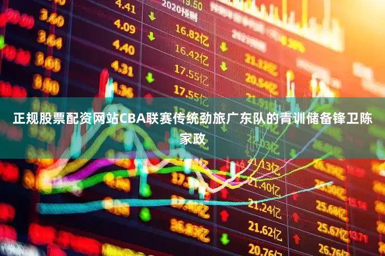 正规股票配资网站CBA联赛传统劲旅广东队的青训储备锋卫陈家政